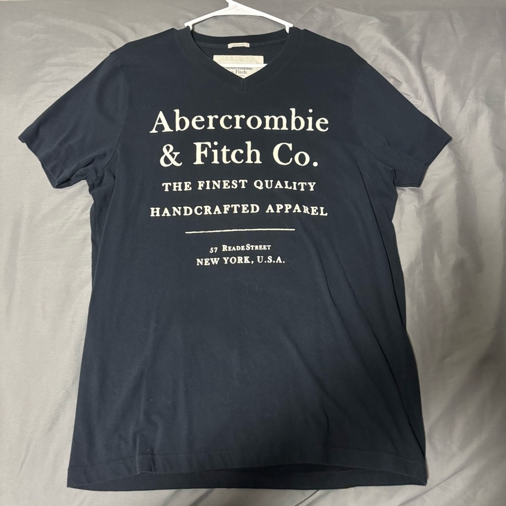 Abercrombie & Fitch Dark Blue muscle Tee